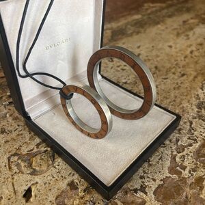 BVLGARI Authentic Pendant and Bangle Set